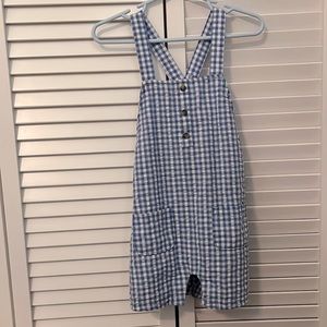 Toddler Gingham overall 18M